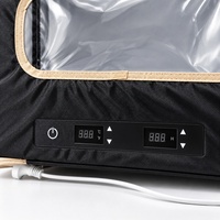 Boîte de levage de pâte électrique pliable avec contrôle numérique de la température et de la minuterie
