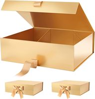 Boîte cadeau rigide magnétique mate avec couvercle rabattable, en matériaux recyclés écologiques, avec ruban et languette de tirage, emballage de luxe pour chemise, costume, t-shirt homme