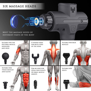 Relajación profunda vibración profesional más reciente Entrenamiento 30 velocidad comercial masaje arma - Product Image 6
