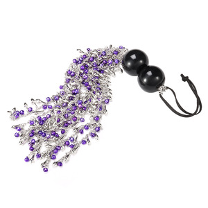 Accessoires exotiques de bondage sexuel en métal avec pampilles, <span class=keywords><strong>fouet</strong></span> de flirt, <span class=keywords><strong>fouet</strong></span> de fessée, <span class=keywords><strong>fouet</strong></span> de fessée fétichiste, <span class=keywords><strong>fouet</strong></span> à chaîne Pepper - Product Image 2