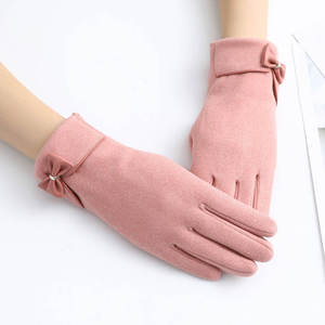 Gants d'hiver pour femmes, vente en gros d'usine, design nœud, compatibles écran tactile, chauds et élégants pour usage quotidien - Product Image 3
