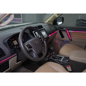 Éclairage d'ambiance LED de précision pour voiture, bande de fibres optiques acryliques Symphony pour Toyota Prado 2011-2021, amélioration de l'intérieur - Product Image 2