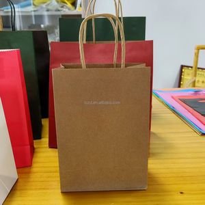 Grocery Cutlery <b>Party</b> <b>Gift</b> Tableware Merchandise Retail Black Kraft Recyclable Paper <b>Bag</b> All Sizes Sold Business Craft Paper <b>Bag</b> - Product Image 2