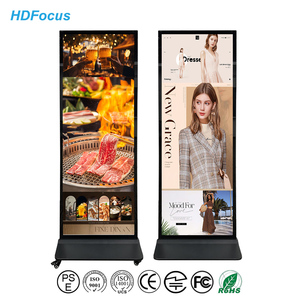 HDFocus Totem Interattivo Touch Screen Senza Cornice da 70 Pollici, 4K UHD, Segnaletica <span class=keywords><strong>Digitale</strong></span> Android WiFi, Display Pubblicitario con CMS Cloud - Product Image 1