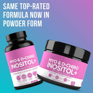 Private Label 40:1 Myo-inositolo e D-Chiro <span class=keywords><strong>Inositol</strong></span> <span class=keywords><strong>Powder</strong></span> Plus Folate e vitamina D per l'equilibrio dell'ormone femminile - Product Image 2