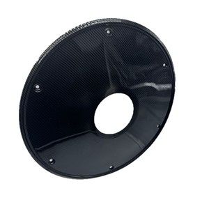 Cache-roue noir en PC à 4 trous pour fauteuil roulant et équipement de fitness - Product Image 4