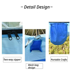 <span class=keywords><strong>Hamac</strong></span> de camping extérieur 2026 avec moustiquaire intégrée – Protection durable en nylon 210T – Capacité de 250 kg pour 2 personnes - Product Image 2
