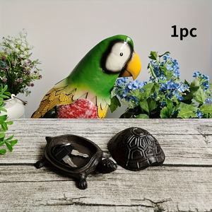 Boîte cachée de clé de <span class=keywords><strong>tortue</strong></span> vintage-Boîte de rangement de clé de rechange en fonte, ornement décoratif de jardin et de maison - Product Image 2