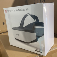 Casque de réalité virtuelle DPVR E3S avec sangle souple et chaise VR Egg - Solution VR de qualité commerciale pour les applications professionnelles