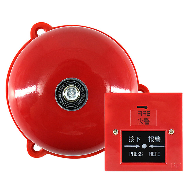 3" 4" 6" 8" 10" 12V 110V 220V Hotel Fire Alarm Fire Alarm Bell