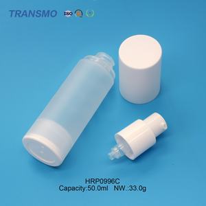 Flacon pompe sans air personnalisé 50 ml en plastique blanc pour sérum cosmétique, lotion pour soins de la peau, fabricant de flacons en plastique - Product Image 4