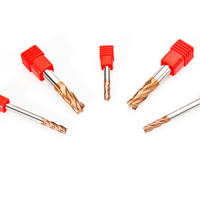 Fraise à rayonner à 4 cannelures en alliage de tungstène-cobalt de 4 mm pour routeur CNC, pour le bois, le MDF, le métal, OEM