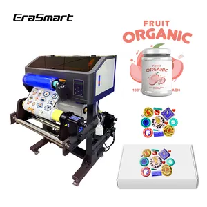 EraSmart Large Format Digital Printing Machine 2in1 Transfer Sticker 35cm A2 A3 UV DTF Printer with XP600 Head