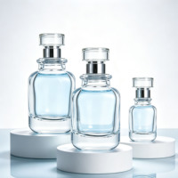 Flacon de parfum en verre de luxe personnalisé avec boîte cadeau - 30 ml, 50 ml, 100 ml - Flacon de parfum en verre avec couvercle