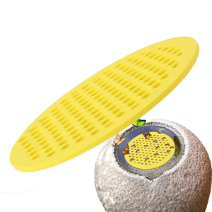 Bebederos de plástico tipo panal para pájaros, bandejas colectoras de agua, estaciones de bebedero y alimentador, accesorios para atracción de aves - Product Image 2