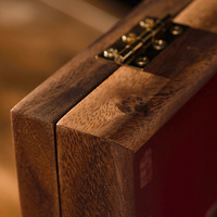 Good News Magpie Animal Brass Wood Panel Hydraulic Meter Box Cover Auspicious Design Hand-made Classic Mortise Tenon Frame