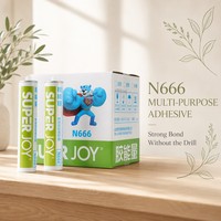 Adhésif sans clou en tube de 400g, forte adhérence multi-surfaces, mastic d'étanchéité pour bricolage domestique, fournitures de quincaillerie, construction et emballage (vente en gros)