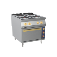 Four électrique commercial Offre Spéciale de gamme fourneau debout libre de brûleur de 6 pour la cuisson au four et la cuisson