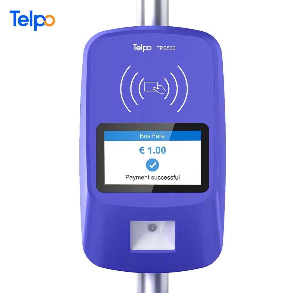 Telpo prepaid card pos terminal de pagamento de ticketing automático taxa de ônibus coleção valator