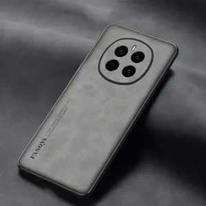 Étui de protection arrière de luxe en cuir de mouton et silicone pour Honor 400 Lite Magic 8 Pro, Coque Bumper pour Honor X9C X8C Magic7pro - Product Image 5
