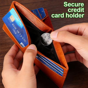 Nueva Billetera Hombre Pu cuero hombres dólar precio billetera Casual embrague dinero monedero bolsa tarjetero moda cartera - Product Image 4