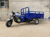 200cc Benzin-Dreirad mit offener Ladefläche, Überdachung, 3-Rad-Motorrad, Schwerlast-Motordreirad für den landwirtschaftlichen Transport, 400kg+ Nutzlast