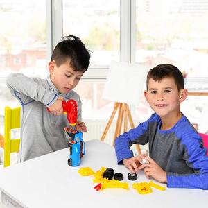 Juguete de Carreras, Kit de Construcción, Coche Desmontable con Herramienta de Perforación, Luces y Sonidos, Regalos STEM para Niños y Niñas, Modelo RC - Product Image 5