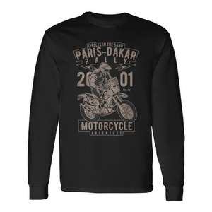 T-shirt à manches longues pour l'aventure en moto au rallye Paris-Dakar, édition collector tout-terrain - Product Image 1