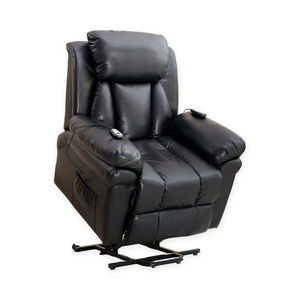 Canapé inclinable électrique en cuir surdimensionné pour salon, avec fonction massage et chauffage, fourni directement par l'usine - Product Image 4