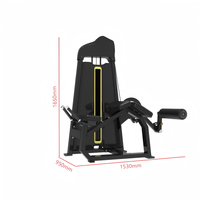 Machine professionnelle de musculation des jambes 2 en 1 pour usage commercial en salle de sport, extension et flexion des jambes