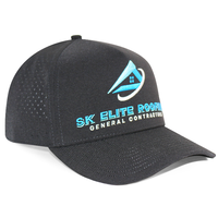 Gorra de Béisbol Transpirable de Alta Calidad HS41, Diseño de Bordado Personalizado de Fábrica, Impermeable, Perforada con Láser, 100% Poliéster, Unisex