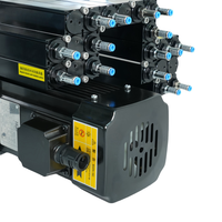 Tête de perçage CNC en acier HQD à sept axes verticaux et quatre axes horizontaux, moteur de 1,7 kW/2,2 kW, air comprimé pour machine d'alésage CNC