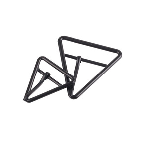 Alloy <b>Triangle</b> Buckle D-Ring For Bags Metal Button <b>Mirror</b> Electroplating Durable Structure - Product Image 1