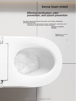 Toilette intelligente de luxe en gros, murale, service OEM/ODM, bidet électrique, toilette intelligente pour les distributeurs d'articles sanitaires