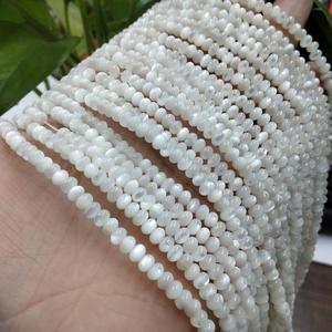 ลูกปัดธรรมชาติขนาด2*4มม. เครื่องประดับเปลือกหอยมุกสำหรับทำเครื่องประดับ DIY - Product Image 6