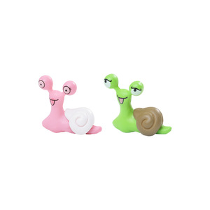 สัตว์จิ๋วน่ารักแบบขายส่ง ตุ๊กตาหอยทากจิ๋ว ของตกแต่งงานฝีมือสำหรับสวนนางฟ้า DIY ตกแต่งภูมิทัศน์มอส ของตกแต่งงานฝีมือในตู้เลี้ยงสัตว์ - Product Image 5