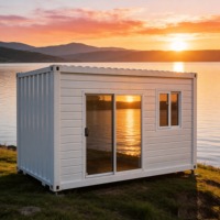 Maison préfabriquée modulaire en conteneurs, trois étages superposés, en acier galvanisé, pour les camps de chantier et les logements de travailleurs