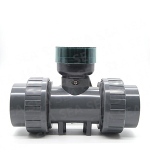 ZJPVC-LCD-DN40 50 mét RS485 đầu ra kỹ thuật số tín hiệu xung dòng Turbine mét cho bể nước & hồ bơi phụ kiện đếm lưu lượng kế - Product Image 1