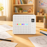 Plateau de jeu électronique multifonction intelligent AI Gomoku Go, 17 modes de jeu, modèle éducatif en silicone anti-rongeurs Vanguard