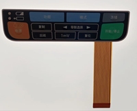 Panneau de commande tactile capacitif FPC personnalisable pour usine, avec membrane, bouton, superposition graphique, clavier à dôme poly, sérigraphie
