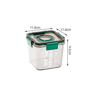 Opslag <span class=keywords><strong>Organizer</strong></span> Plastic Bakjes Voor Voedsel Met Flip Lock Deksels Stapelbare Voedsel Opslag Jerrycans Of Pantry & Keuken <span class=keywords><strong>Organizer</strong></span> - Product Image 5