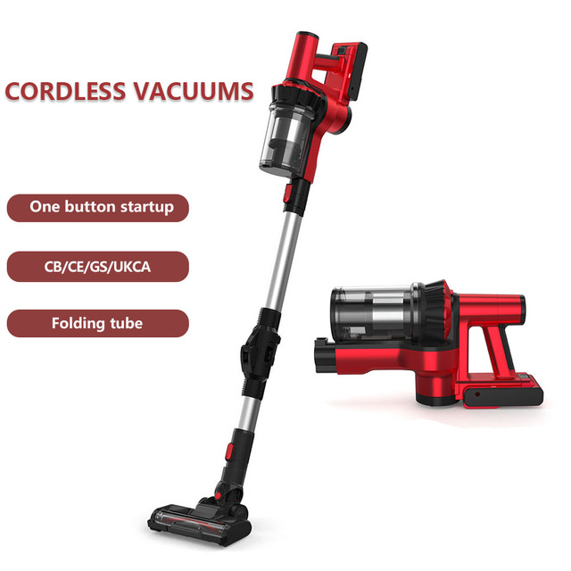130W Folding/telescoping Customized Color OEM/ODM Wireless Rechargeable 2in 1 Stick Vacuum Cleaner Cordless