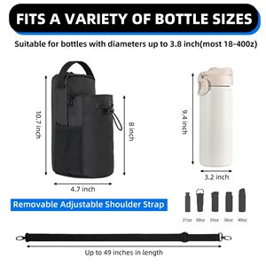 Bolso Bandolera Magnético Pequeño Personalizado para Gimnasio para Hombre y <span class=keywords><strong>Mujer</strong></span> con Soporte para Botella de Agua para Entrenamiento, Viajes y Deportes - Product Image 2