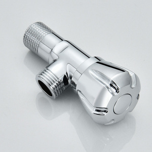 Vente en gros des fabricants Valve d'angle en laiton à poignée en acier inoxydable 304 <span class=keywords><strong>de</strong></span> 1 2 4 tours pour évier <span class=keywords><strong>de</strong></span> cuisine et machine à laver - Product Image 6