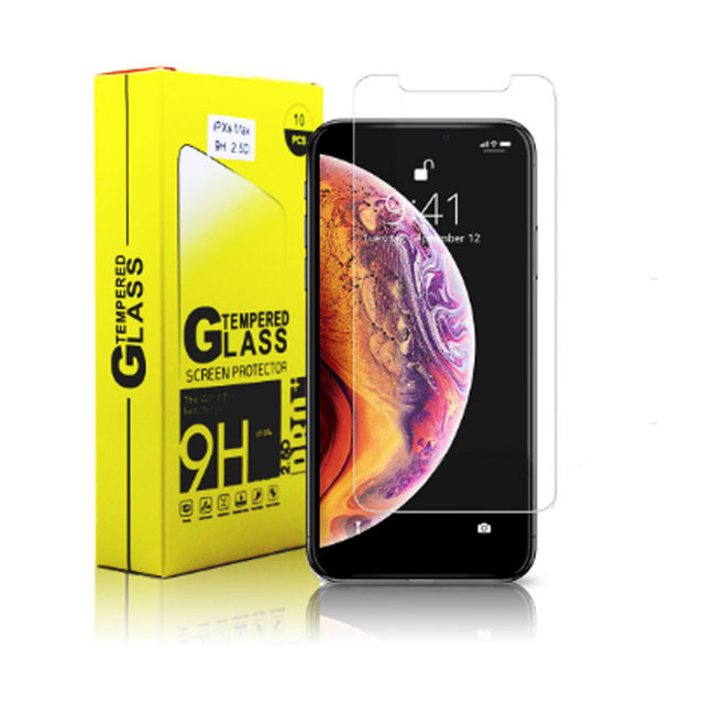 2.5d 9h Tempered Glass Screen Custom 3d Glass for Iphone12 Pro X XS 8P 0.33mm for samsung Mobile Tempered Glass Screen Protector
