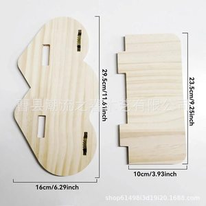 Nuevo estante de pared de pino con forma de corazón, creativo, para macetas, artesanía en madera, decoración del hogar. - Product Image 4