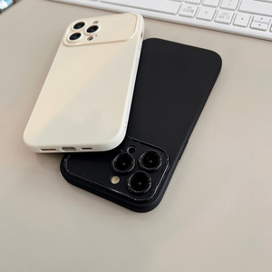 Bán Buôn Cửa Sổ Lớn TPU Silicone Trường Hợp Điện Thoại Cho Iphone 14 13Promax 11 Và 15 Màu Rắn Mềm Mại Và Bảo Vệ Di Động Trường Hợp - Product Image 4