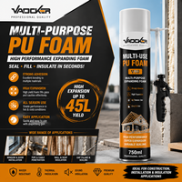 Mousse polyuréthane pour montage de fenêtres et de portes, 750 ml, mousse PU en spray pour isolation |   Mousse de fixation pour l'isolation des portes et des fenêtres