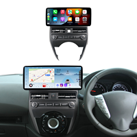 Marco de Radio Estéreo Android de 12.3 Pulgadas al por Mayor con Pantalla, Panel de Embellecedor y Soporte para Nissan Sunny 2014-2018