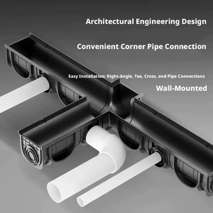 Vente directe d'usine de canaux de drainage en HDPE de haute qualité en forme de U, 1000 x 150 x 100 mm - Product Image 3